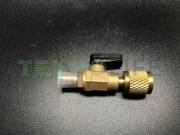 Переходник на R410 с краном на 1/4