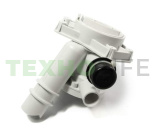 Улитка насоса стиральной машины, CANDY, 49002227, PMP600CY, в сборе с заглушкой