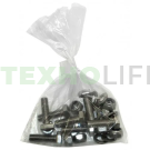 Крепеж для крестовин барабана EBI025A (винт М6x20, гайка, шайба-8шт.)