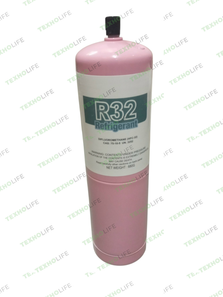 Фреон R-32, 680г с клапаном шредера
