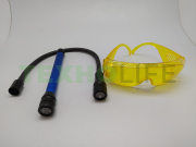 Течеискатель UV-лампа, очки, 2 фонарика RK1267 Течеискатель UV-лампа, очки, 2 фонарика RK1267