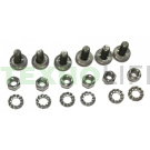 Комплет крепежа нерж. (Винтов M5x10, шайб, гаек)-6шт. (для фланца SPD006AD), 09EB193