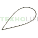 Хомут манжеты люка стиральной машины, Beko, 2802580400, оригинал