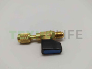 Переходник (Адаптер с шаровым вентилем) Value угловой (с R-410A на R-22) CV10