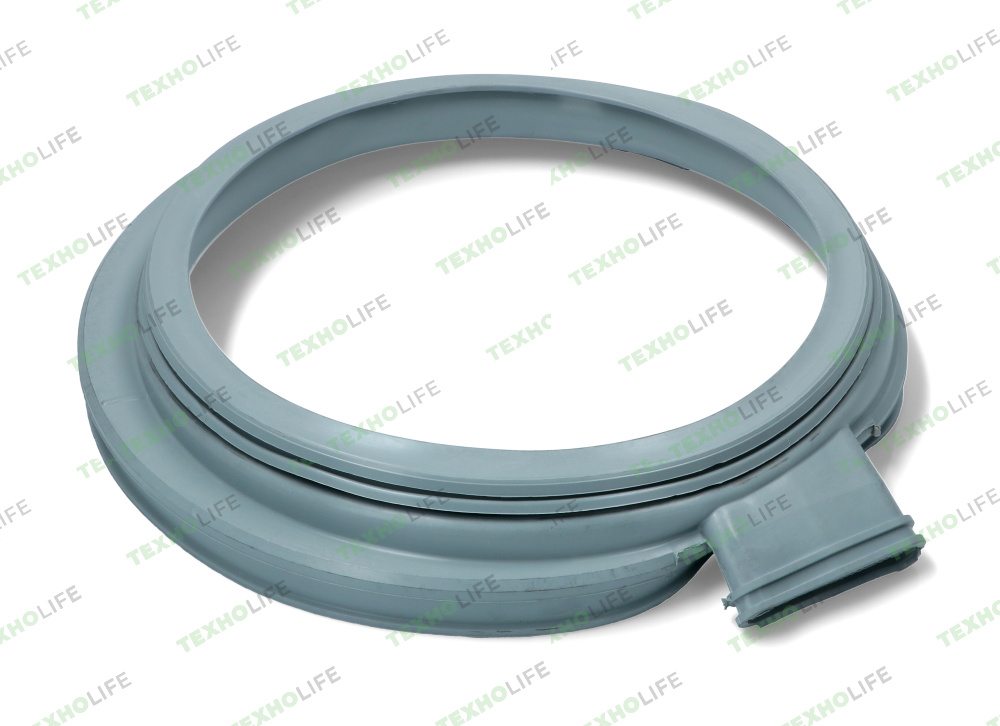 Манжета люка стиральной машины, Indesit, C00050566, с отводом под сушку, Оригинал