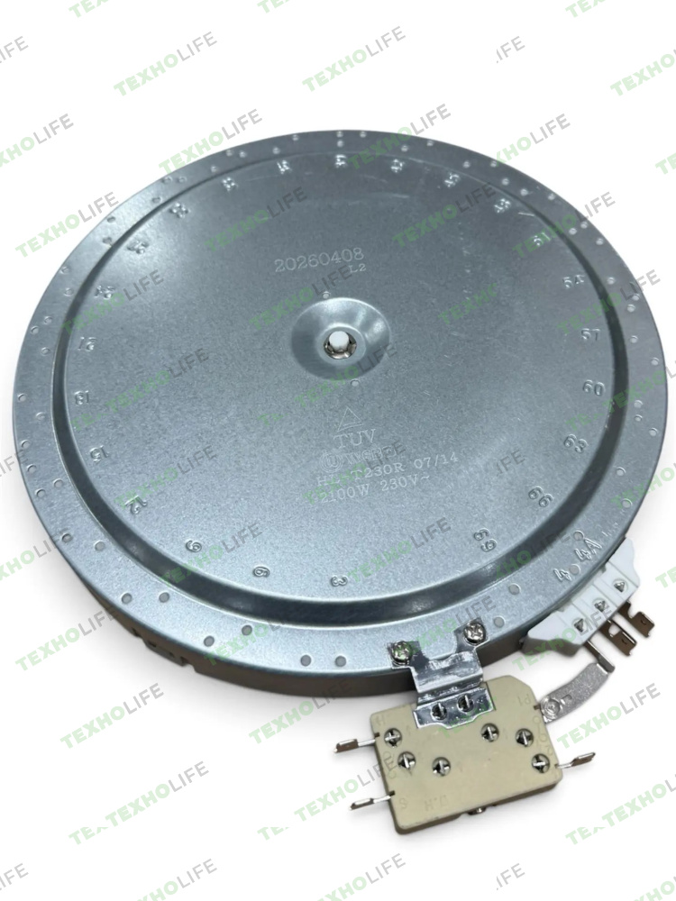 Конфорка стеклокерам. плиты, 750/2200W, D-230мм, Ariston, 481231018895, COK1054UN, WEBO, Китай