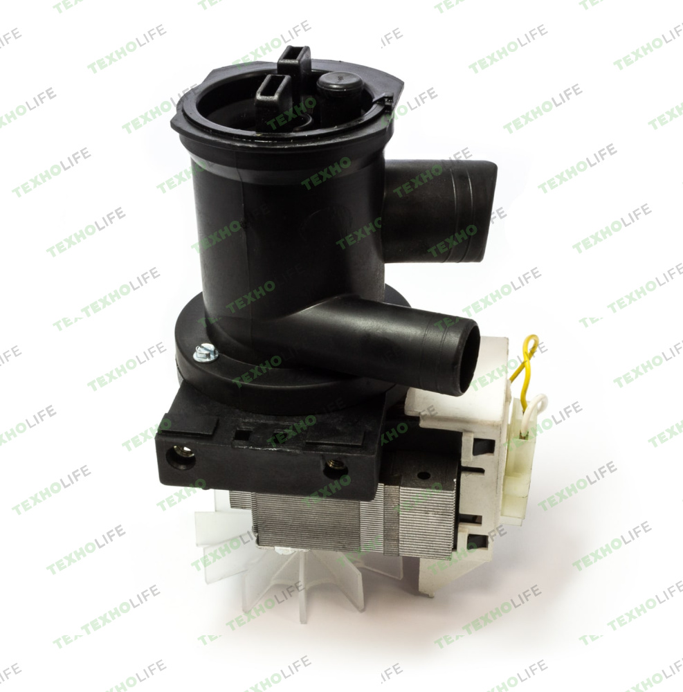 Насос стиральной машины, PLASET, 90W, на 3-ех винтах, фишка, 1.47.012.20 на модели Ariston AD5409