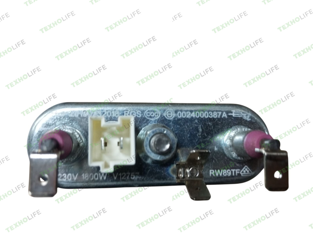 ТЭН стиральной машины, 1800W, Haier, L-215mm, 0024000387A