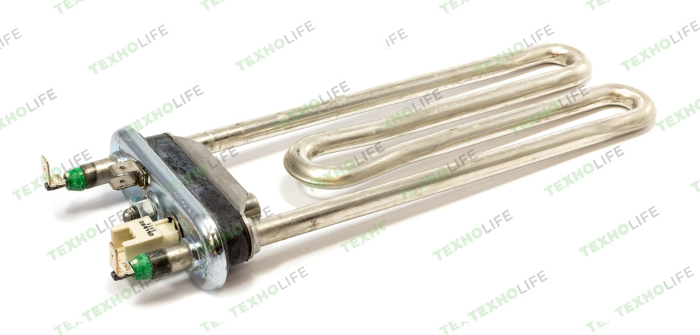 ТЭН стиральной машины, 1750W, L-180-190мм, с датчиком, Electrolux, Zanussi, AEG, 3792301206, HTR027Z