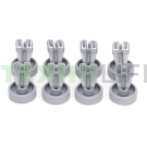 Комплект роликов 8шт для корзины Indesit, Ariston, Whirlpool, i06WH02