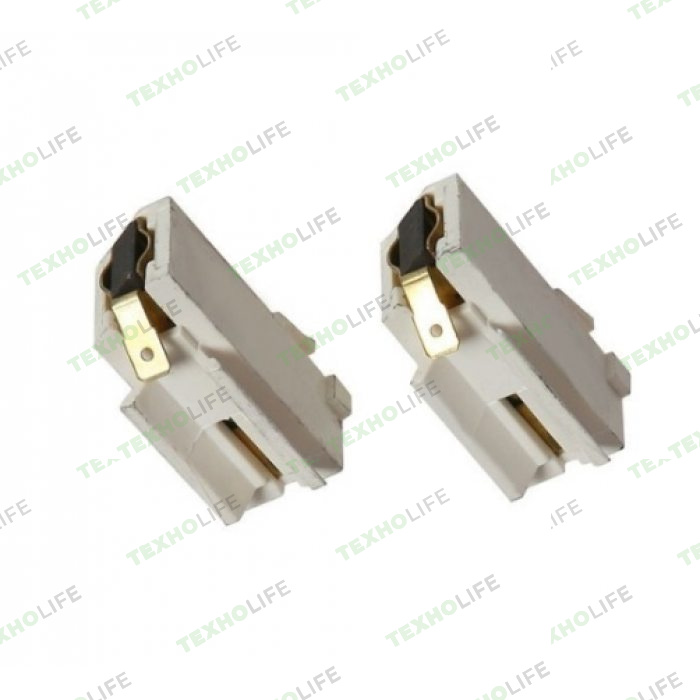 Щетки электродвигателя стиральной машины, 5*10*28.4мм, Ariston, Indesit, в корп. 481281729585