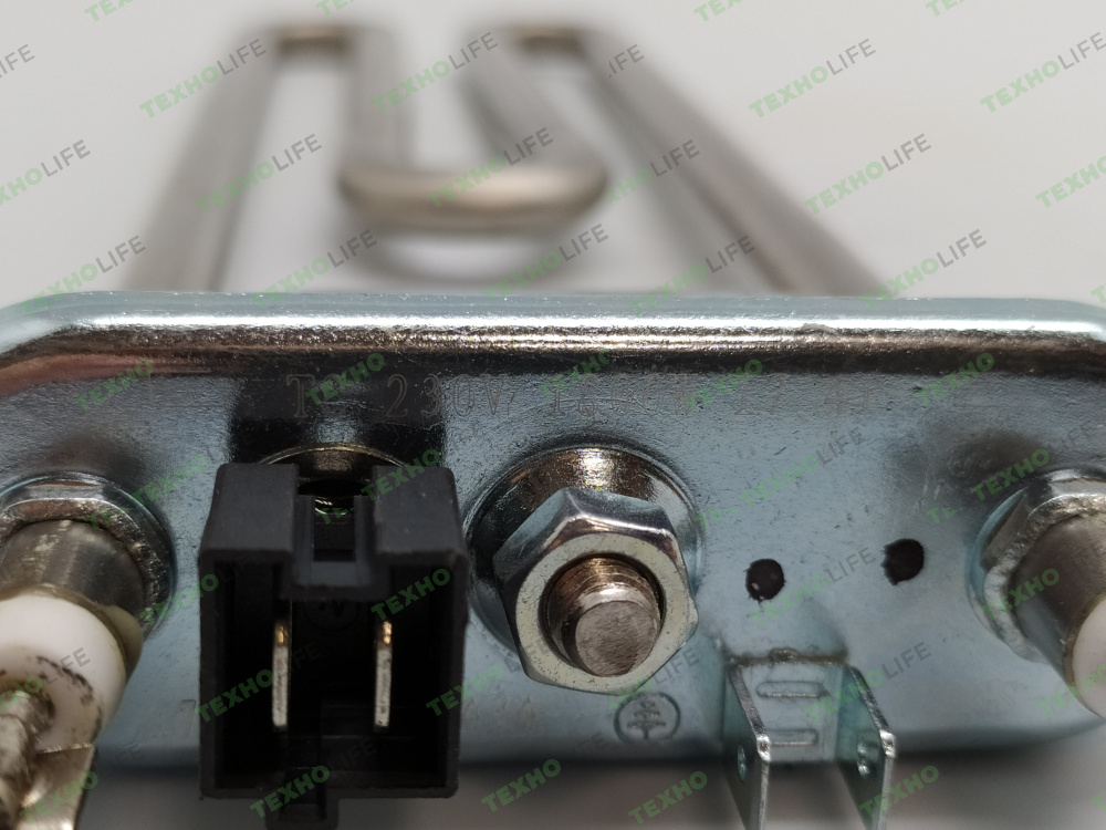 ТЭН стиральной машины, 1800W, L-223мм, прямой с датчиком, Midea 17438100000434