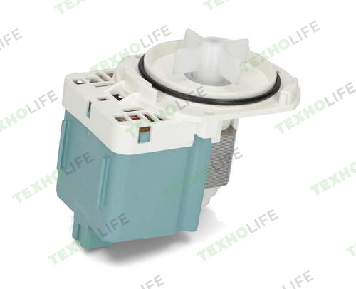 Насос стиральной машины, AEG, 34W, на 3-ех защелках, клеммы назад вместе, Elec 1.47.001.15 PMP203UN