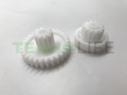 Блок шестеренок мясорубки, Polaris, PLR023, 63,5мм/22,5мм, 45мм/27мм, (компл. 2шт)