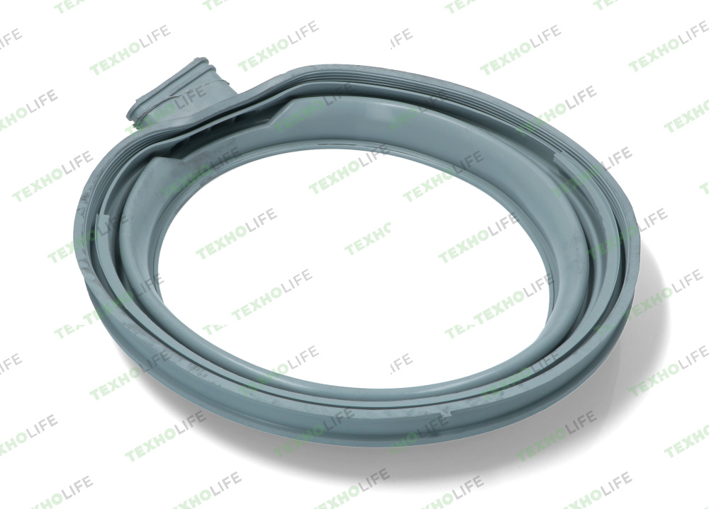 Манжета люка стиральной машины, Indesit, C00050566, с отводом под сушку, Оригинал