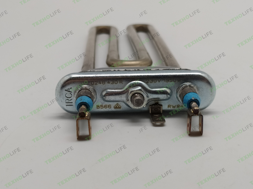 ТЭН стиральной машины, 1950W, с узким фланцем, Zanussi, 1240325470, HTR002ZN