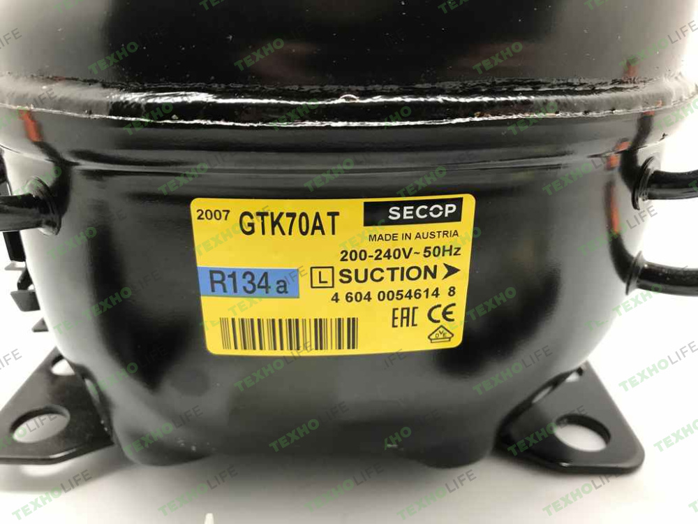 Компрессор Secop GTK70AT R134 205Вт Словакия РЕЛЕ ZCF9/ZCFP