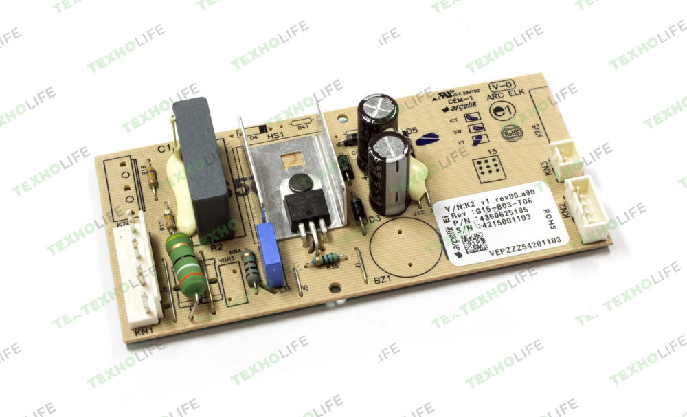 Модуль (плата) управления холодильника, Beko, 4360620185