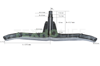 Крестовина барабана стиральной машины, Bosch, Siemens, 215113, 9000809334, H117 Крестовина барабана стиральной машины, Bosch, Siemens, 215113, 9000809334, H117