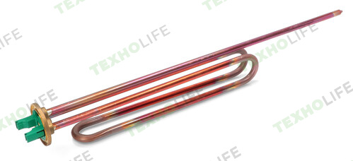 ТЭН водонагревателя, 2000W, фланец прижимной, RCF, медь, 184299, WTH001TR