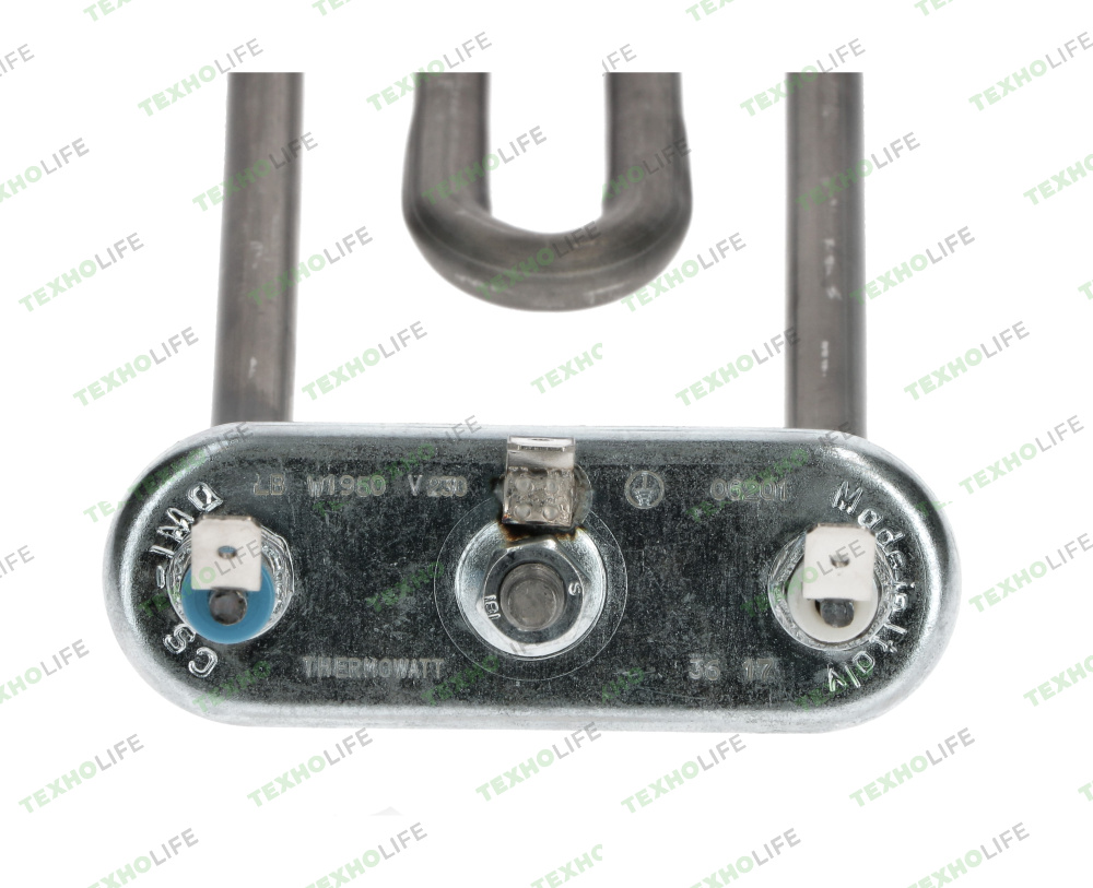 ТЭН стиральной машины, 1950W, L-195*110мм, гнутый, без отверст., ARDO, HTR003AD