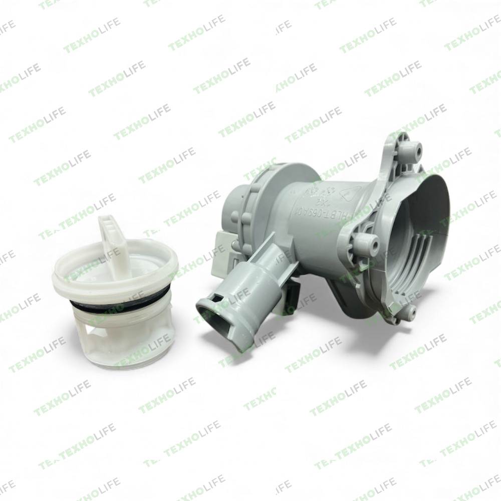 Насос стиральной машины, Bosch, Siemens, 00145777, в сборе с улиткой