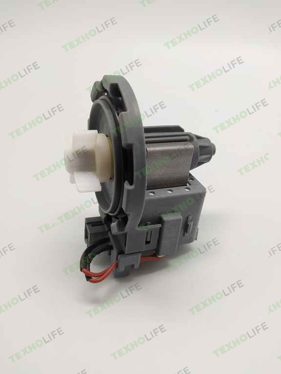 Насос стиральной машины Beko, на 8 защелках, фишка вперед, RP25-3E