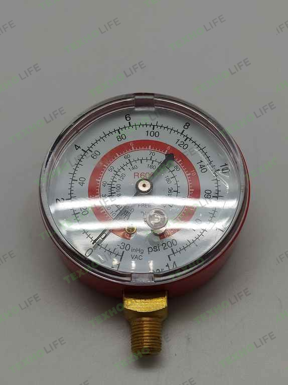 Манометр высокого давления, R600 (68мм)