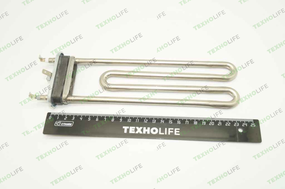 ТЭН стиральной машины, 2050W, L- 245мм, с отверст. под датчик  Whirlpоol, HTR017WH