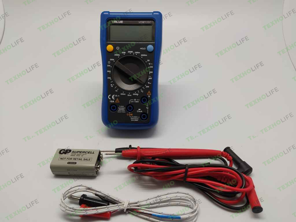 Мультиметр цифровой Value VDM 132C Мультиметр цифровой Value VDM 132C