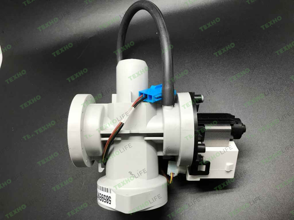 Насос стиральной машины, LG, 30W*2, 5859EN1006S, 5859EN1006M, в сборе с улиткой, Оригинал