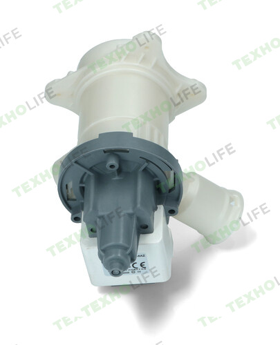 Насос стиральной машины, Bosch, Siemens, 30W, (3 защелки, фишка вперед, с улиткой) PMP040BO