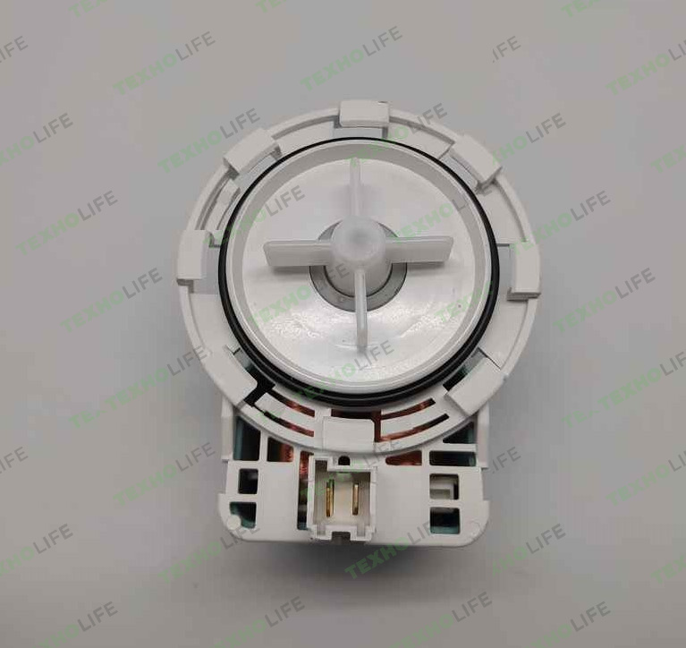 Насос стиральной машины, GRE, 34W, на 8 защелках, фишка вперед, PMP205UN