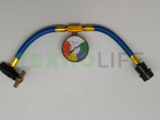 Шланг для заправки автокондиционера c манометром FC-PL802G50