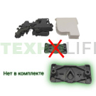 Замок двери посудомоечной машины, Electrolux, Zanussi, Ikea, AEG, 4055392551, Оригинал, недокомплект