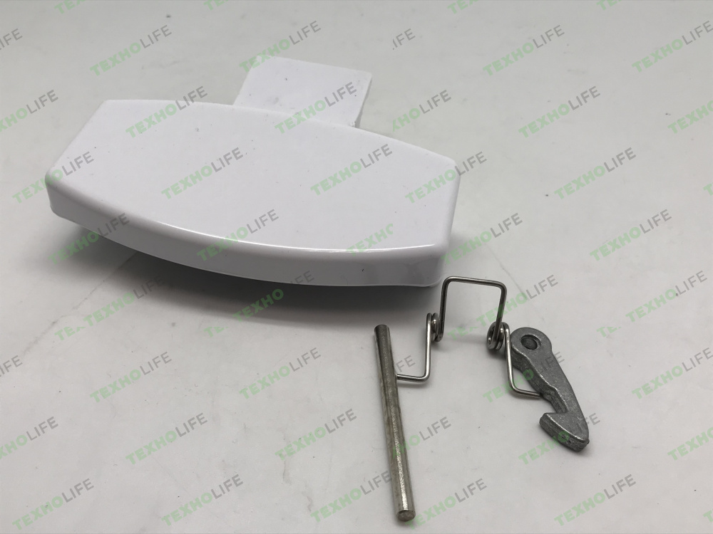 Ручка люка стиральной машины, Ariston, Indesit, C00259035, в сборе (комплект), аналог