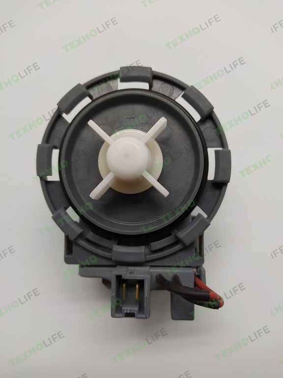 Насос стиральной машины Beko, на 8 защелках, фишка вперед, RP25-3E