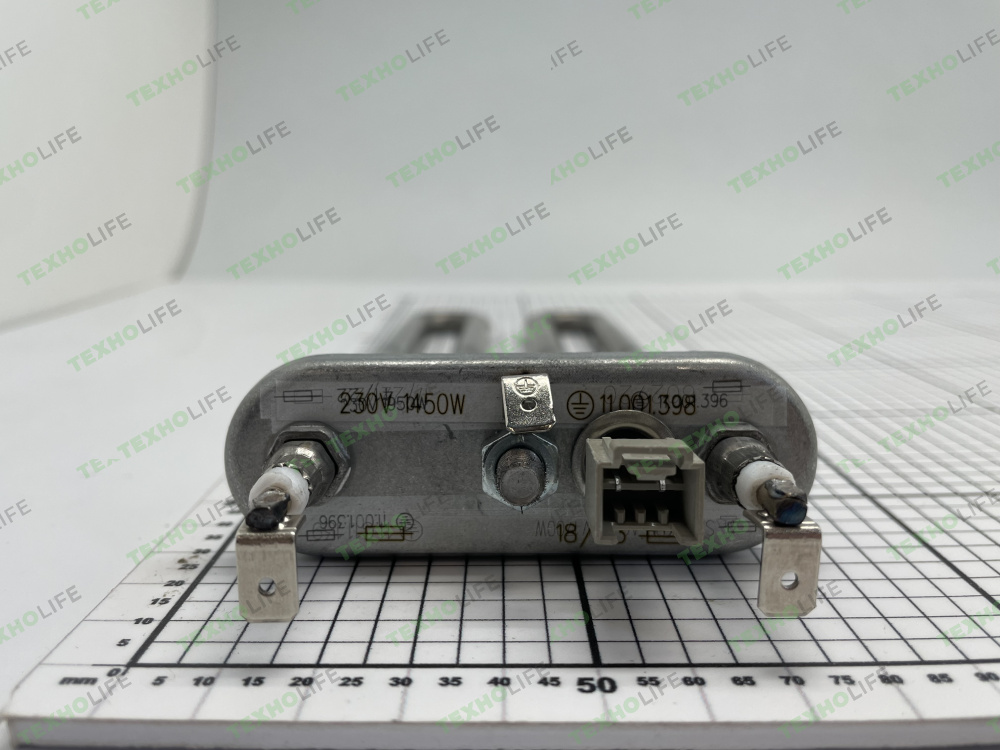 ТЭН стиральной машины, 1450W, L-185мм, прямой с датчиком, Beko 2882602500, TU0043808, Sahterm