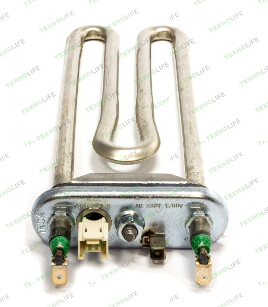 ТЭН стиральной машины, 1750W, L-180-190мм, с датчиком, Electrolux, Zanussi, AEG, 3792301206, HTR027Z