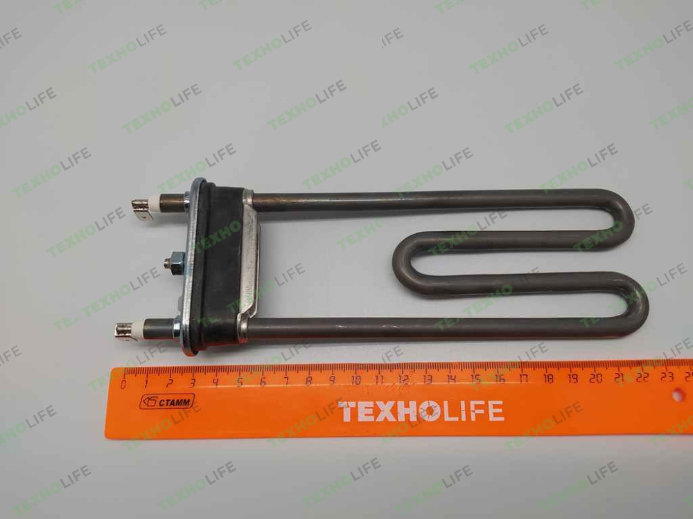 ТЭН стиральной машины, 1850W, L-195мм, без отверст., Сandy, 92247303-90457722, HTR006CY