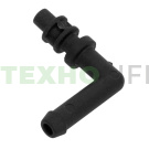 Переходник армированного шланга угловой, Bosch, Siemens, 609833 Переходник армированного шланга угловой, Bosch, Siemens, 609833