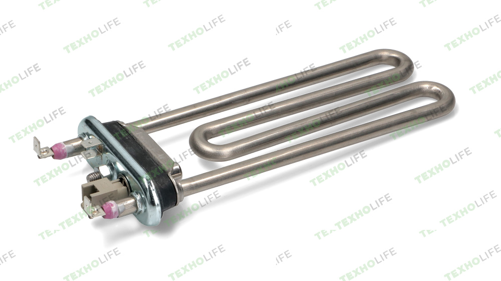 ТЭН стиральной машины, 1750W, L-187мм, с датчиком, Electrolux, Zanussi, AEG, 3792301206, 00201296