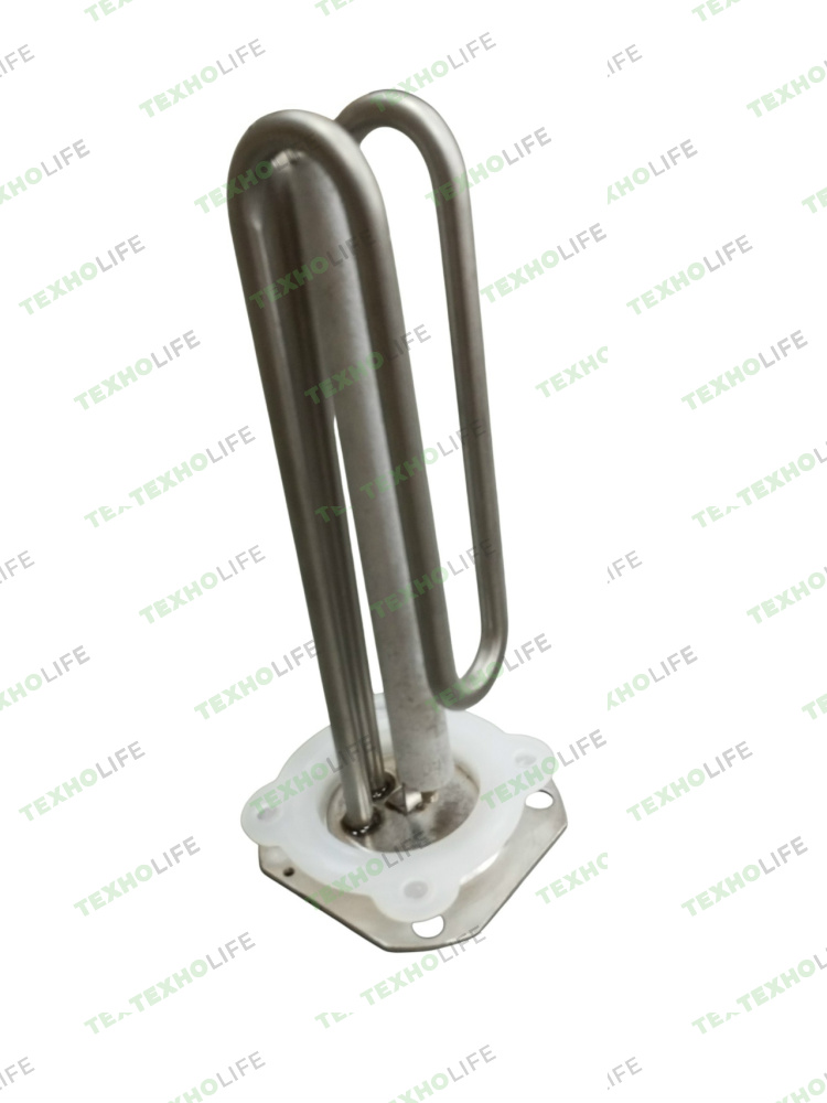 ТЭН водонагревателя, 1500W, фланец 90*90 (квадрат), с анодом, Leran, Haier, 0040401481, Китай