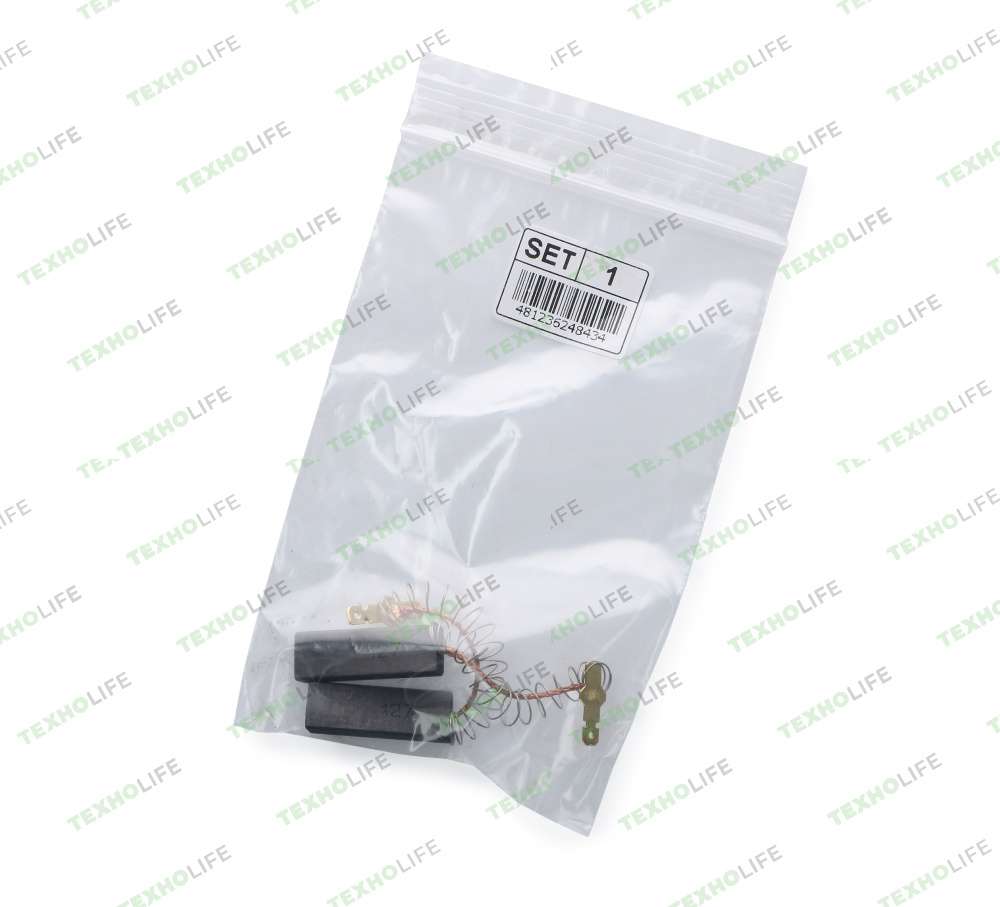 Щетки электродвигателя стиральной машины, 5*12,4*36мм, Bosch, Siemens, 00154740, сендвич