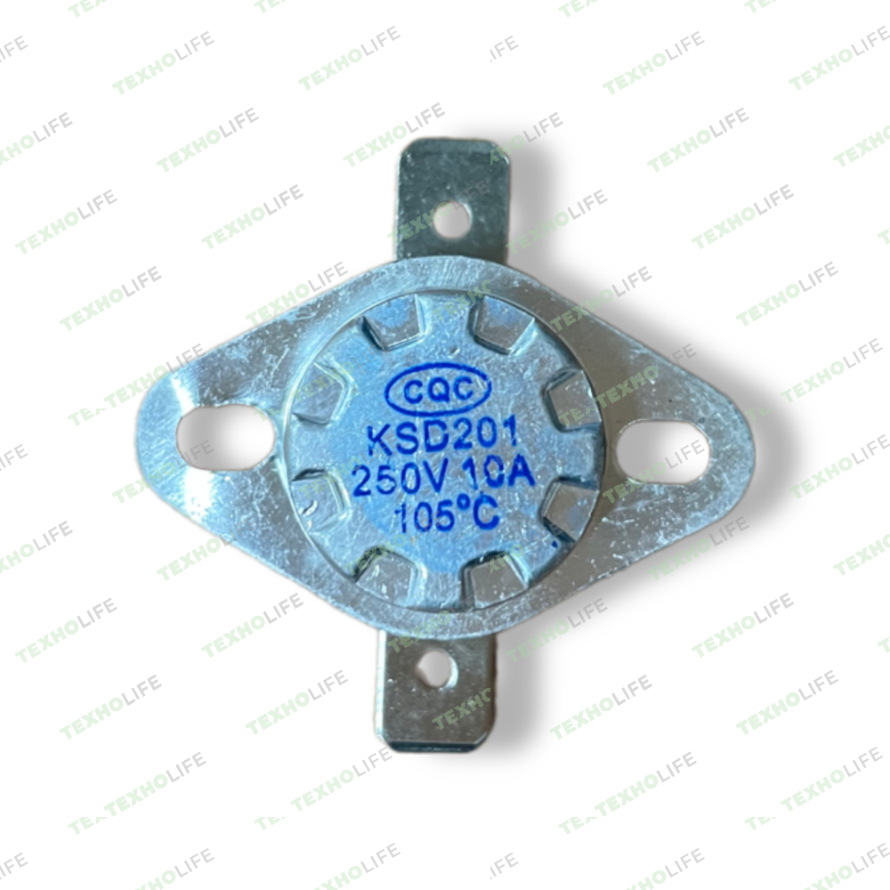 Датчик температуры, KSD, 105°С, 220V 10A, TCH003