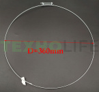 Хомут манжеты люка стиральной машины, D-360мм, Midea, 12938100000020