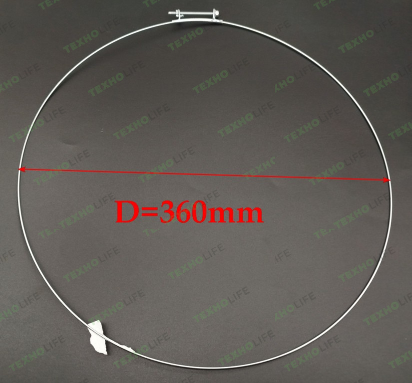Хомут манжеты люка стиральной машины, D-360мм, Midea, 12938100000020