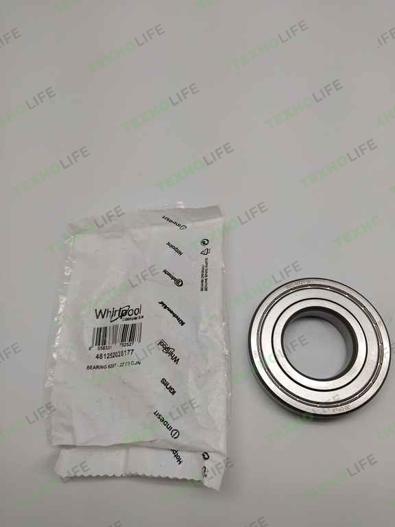 Подшипник 6207 ZZ (35*72*15) в упаковке Whirlpool 481252028177