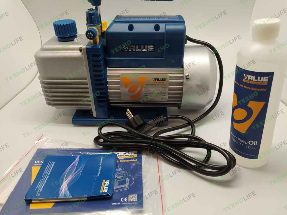 Вакуумный насос 1-ст VALUE VE135N (100л/мин)