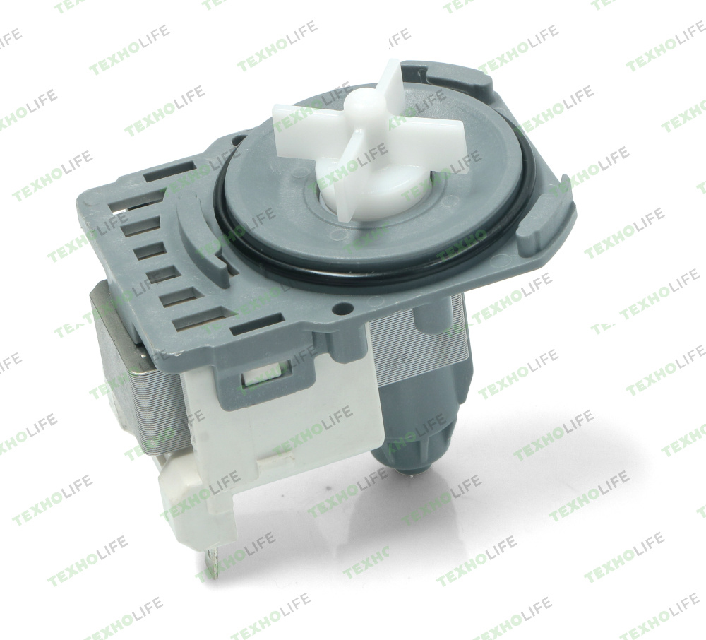 Насос стиральной машины, HANYU, 30W, на 3-ех защелках, клеммы назад раздельно, PMP524UN